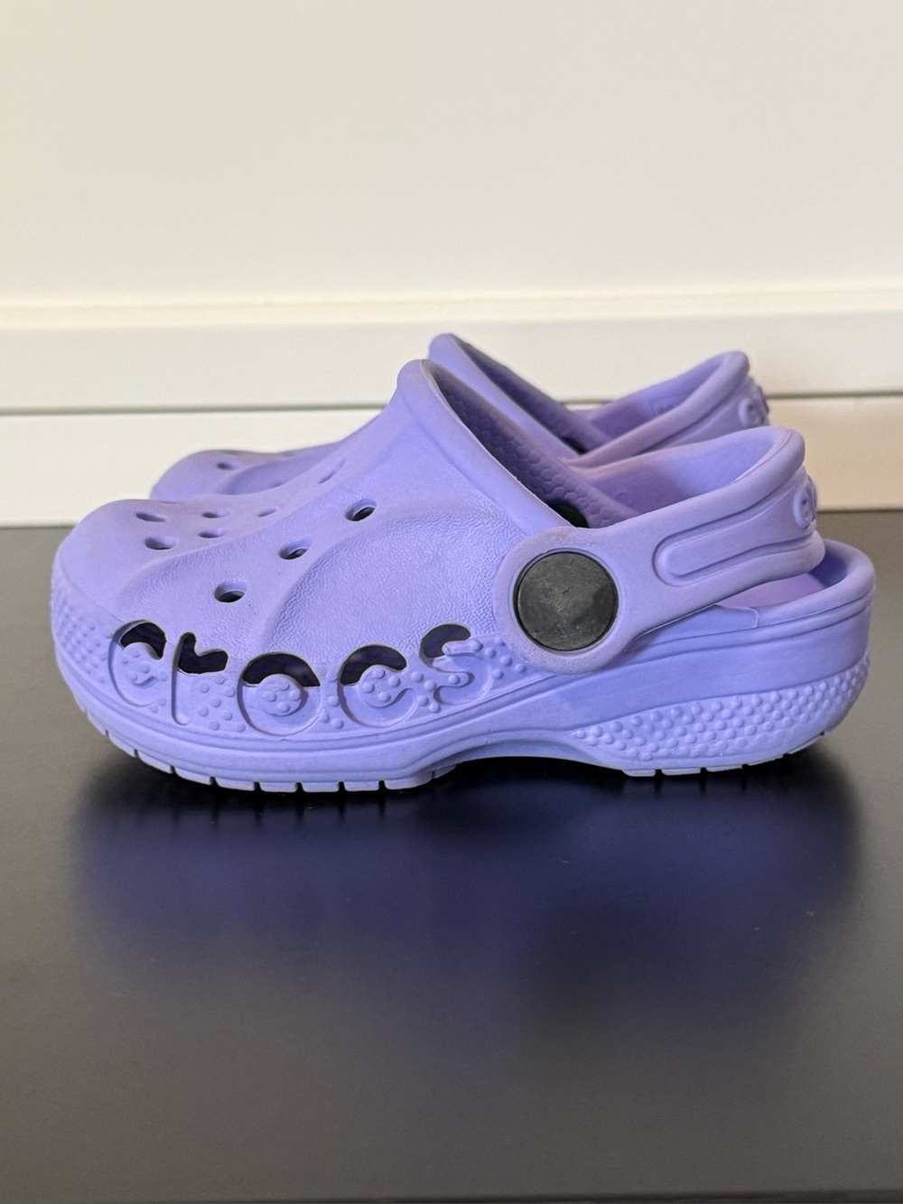 Classic Unlined Crocs Toddler Purple Size C5 Excellent Condition Beach